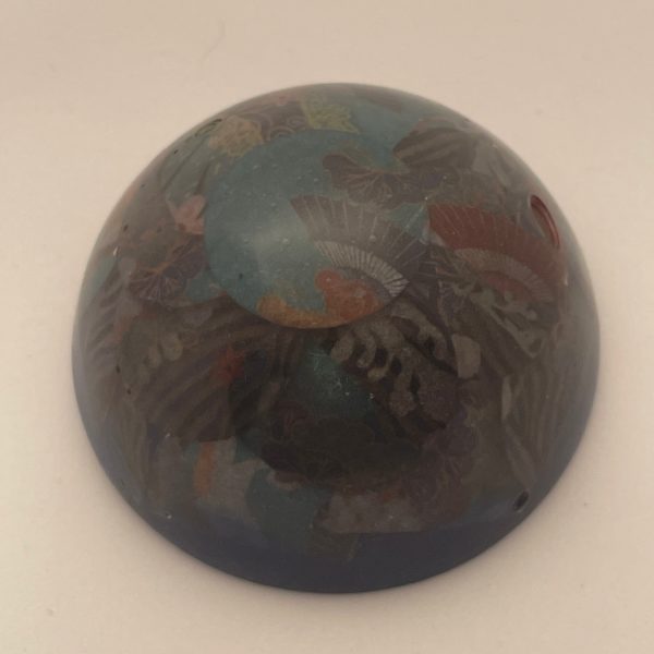 Demi-sphère bleu-violet