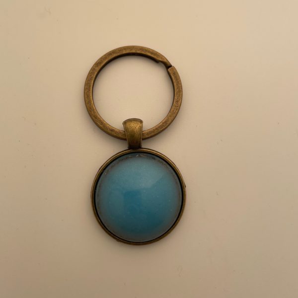 Porte-clés turquoise