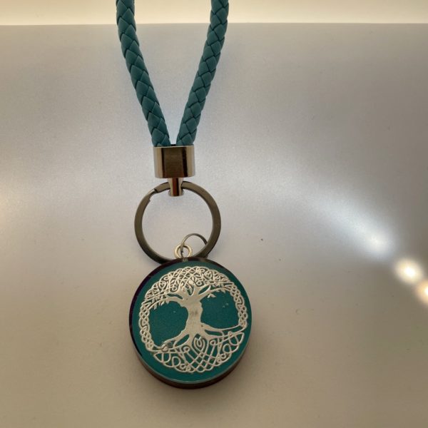 Porte-clés turquoise