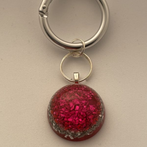 Porte-clés fuchsia